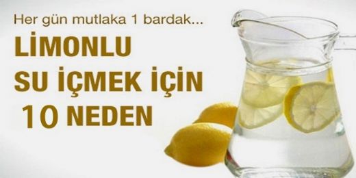 Limonlu Su menin Faydalar